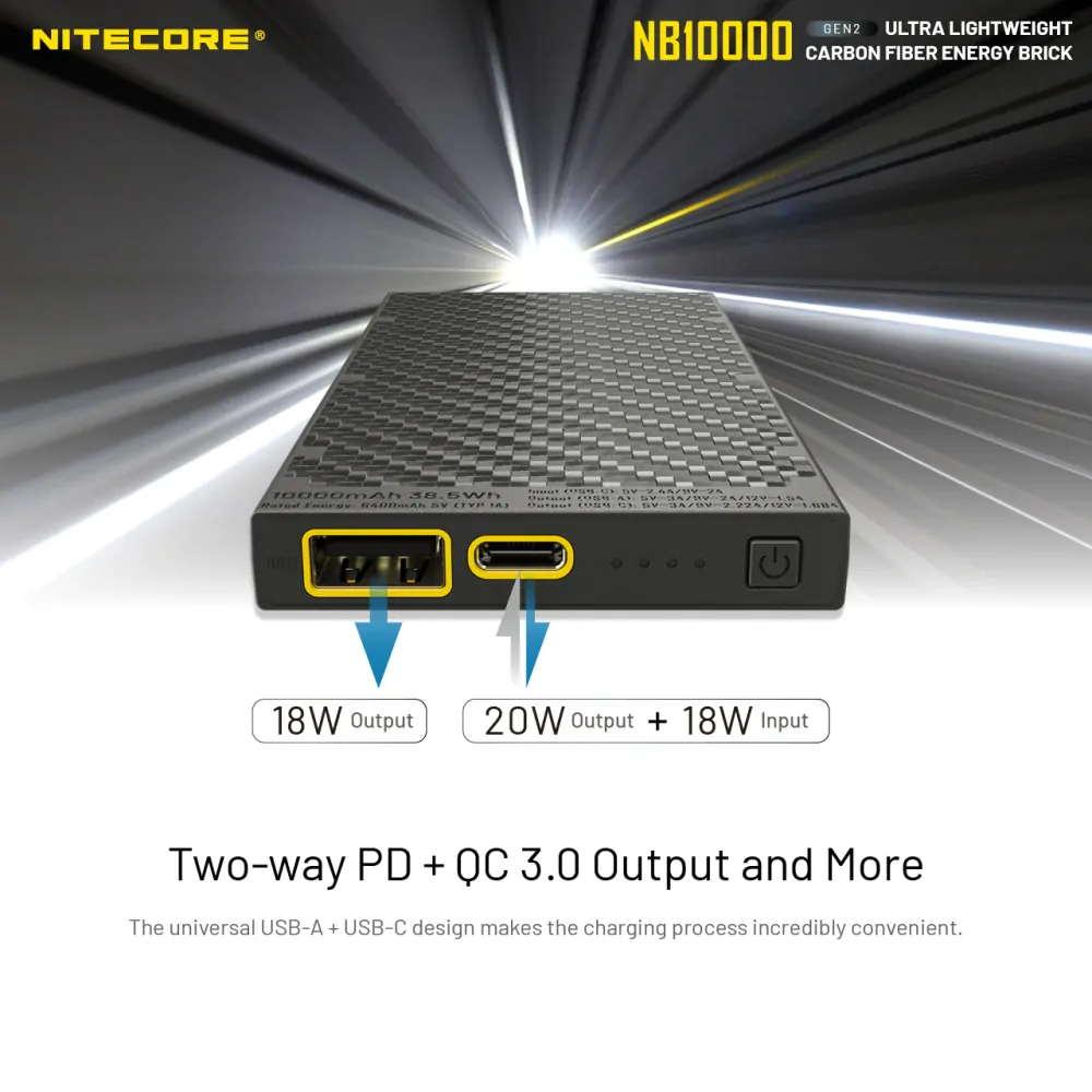 Powerbanka Nitecore NB10000 Gen2