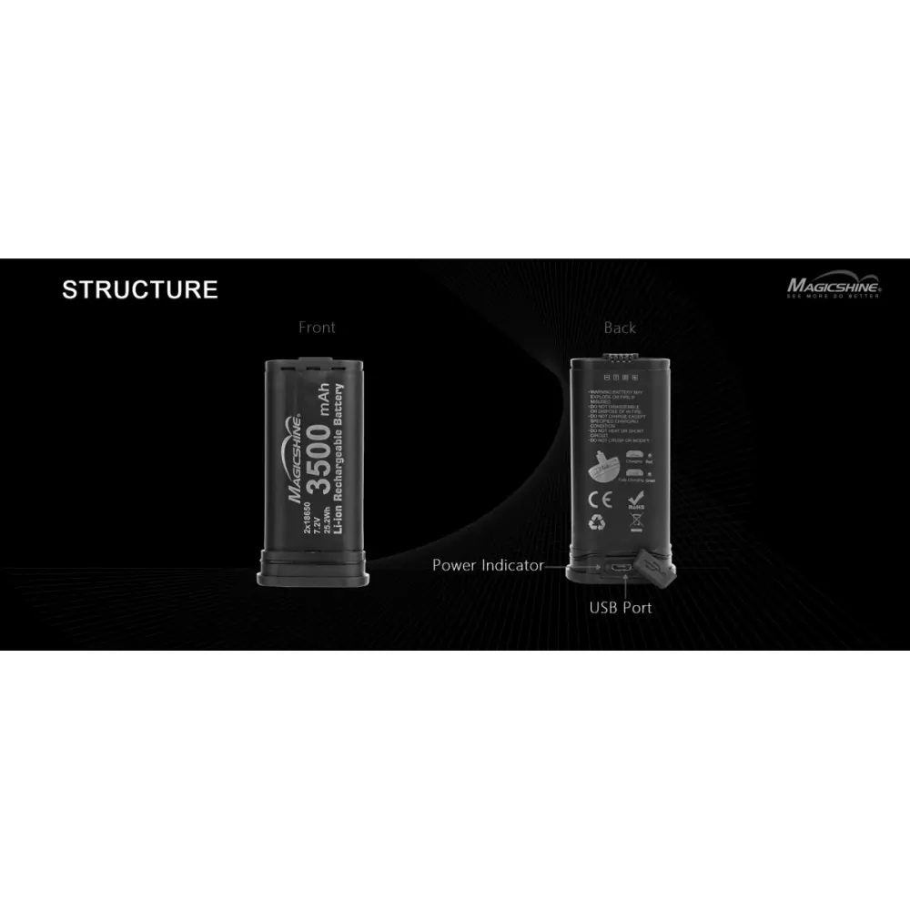 Magicshine MJ-6120 náhradní baterie pro Allty 2500s