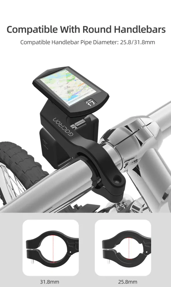 Gaciron H17 předsazený držák Garmin 