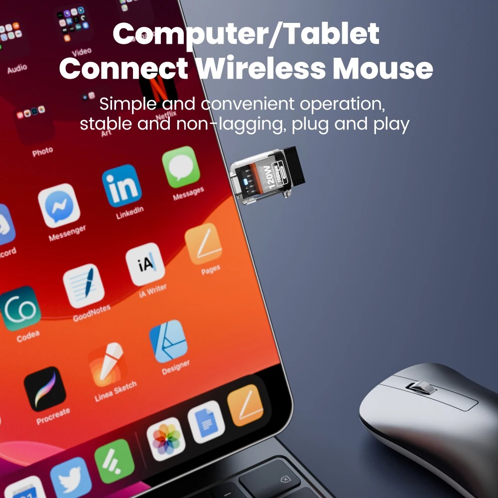 Adaptér USB-C na USB-A OTG 10Gbps PD 120W