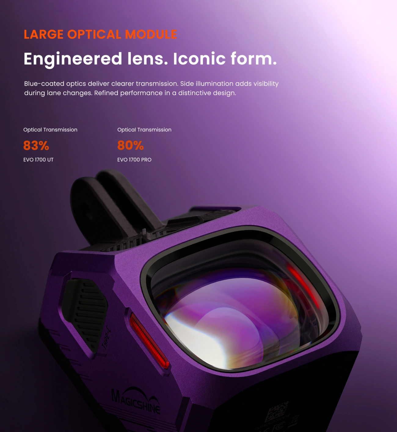 Magicshine EVO 1700 UT Purple