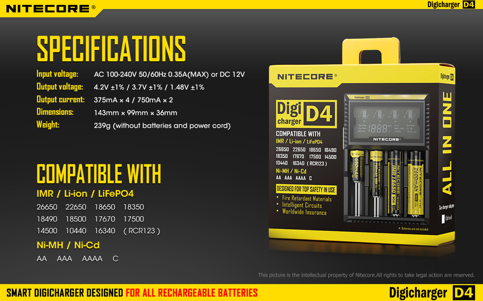 Nitecore Digicharger D4