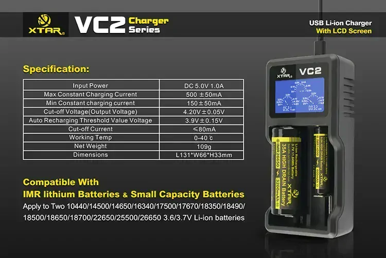 XTAR VC2 USB