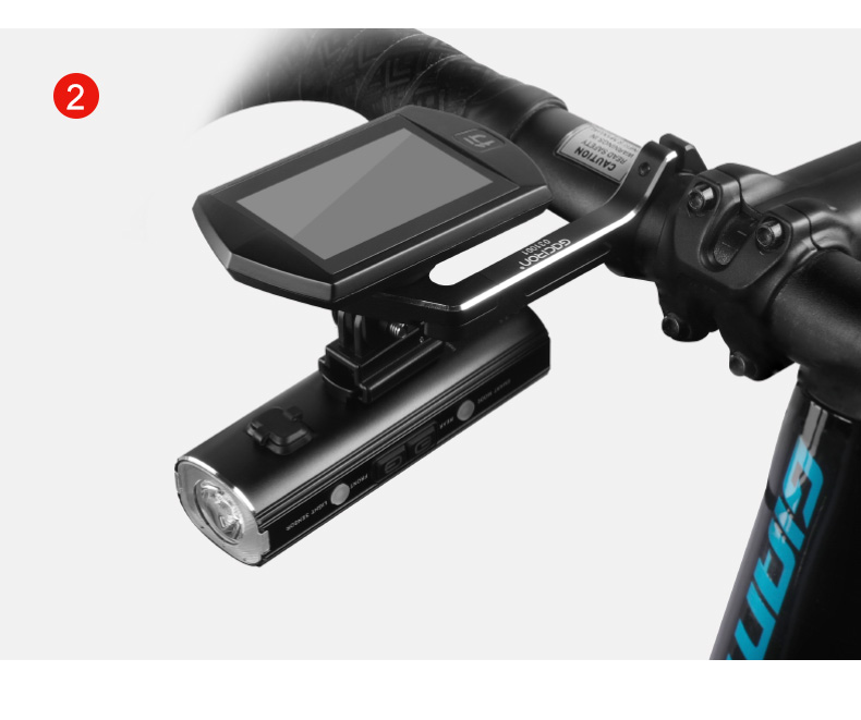 Gaciron H10C předsazený držák Garmin 