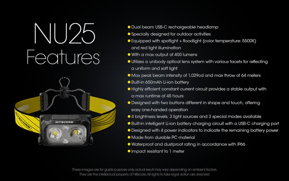 Nitecore NU25 V2