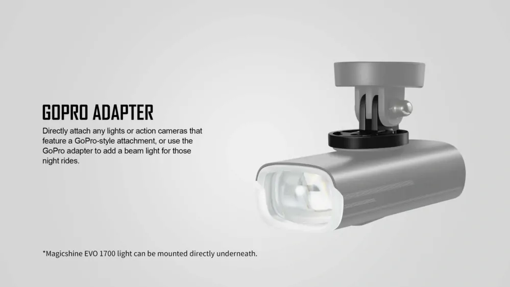 Magicshine MJ-6538 předsazený držák pro Garmin a GoPro