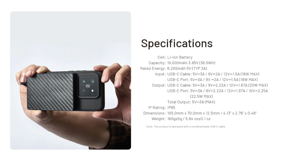 Powerbanka Nitecore POCKET 10000