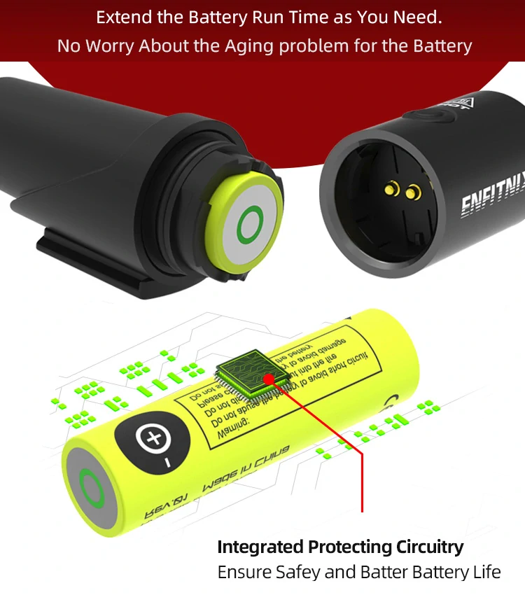 Enfitnix Navi800Y přední černá