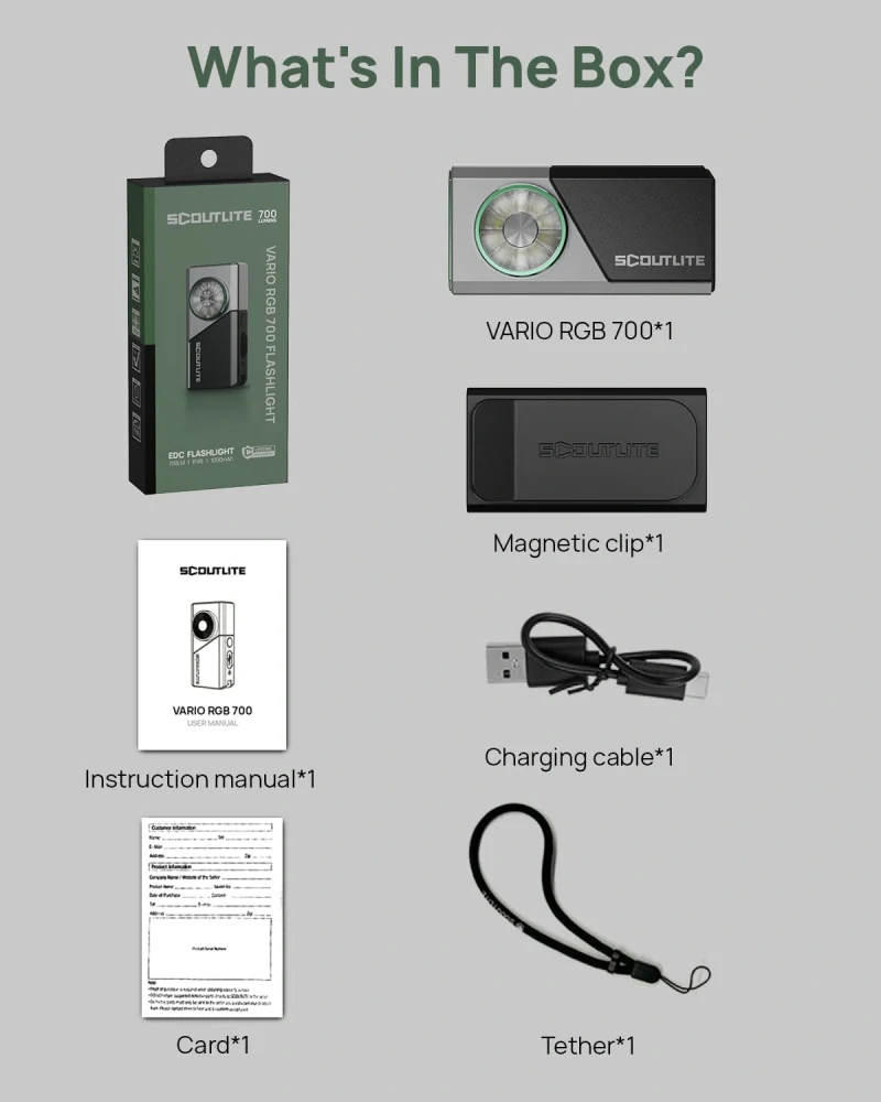 Scoutlite Vario RGB 700