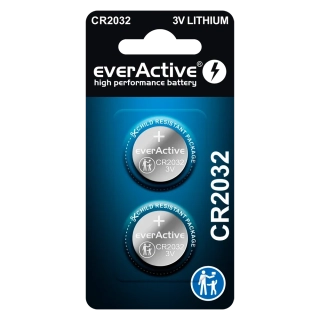 Baterie EverActive CR2032 2ks