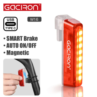 Gaciron W16 SMART brzdové světlo zadní černá