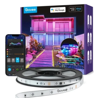 Govee H6172 Venkovní SMART RGBIC LED pásek 10 METRŮ