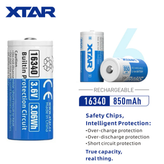 Xtar 16340 850mAh Li-Ion