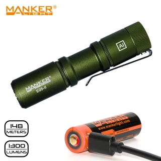 Manker E05 II army zelená