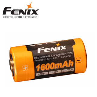 Dobíjecí baterie Li-Ion 18350 Fenix 1600mAh