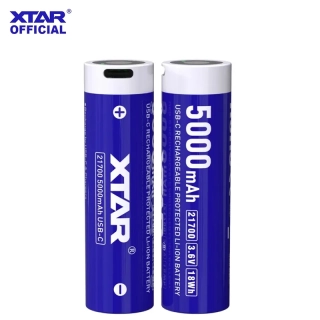 Baterie Li-ion 21700 Xtar 5000mAh 10A USB-C