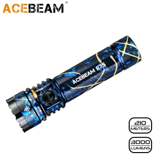Acebeam E75 Black and Blue Camo